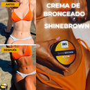 Crema Acelerador Bronceadora Shine Brown Ouhoe Compre 1 lleve 2